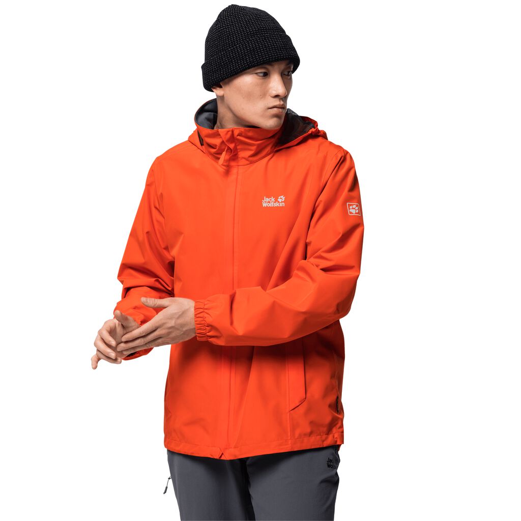 Jack Wolfskin STORMY POINT Vestes Homme Rouge - IROBWSU-10